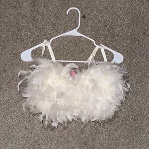 Custom feathered Victoria's Secret bra